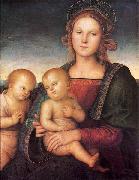 Madonna with Child and the Infant St John Pietro Perugino